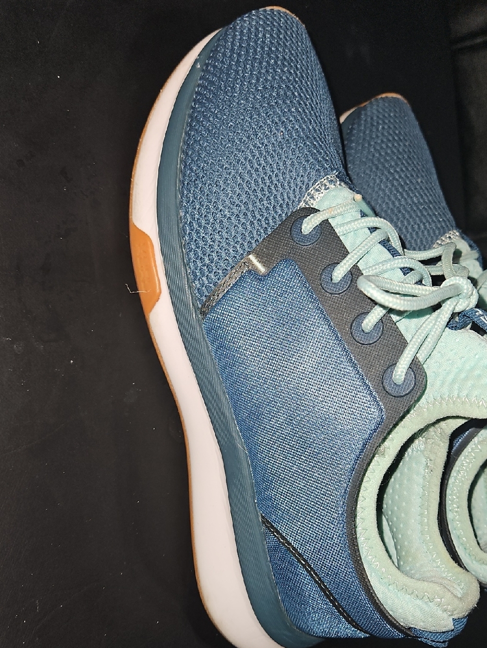 KURU Atom Cloud Blue Athletic Outdoor Trail Comfort Sneakers Size 7.5 Wide - Picture 7 of 14